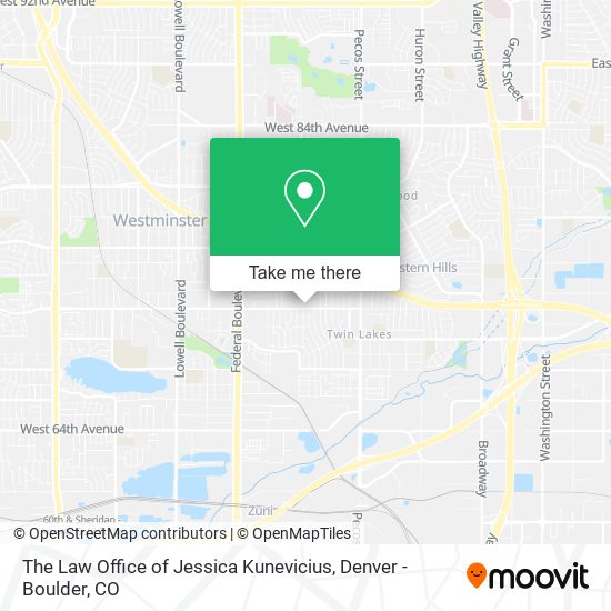 Mapa de The Law Office of Jessica Kunevicius