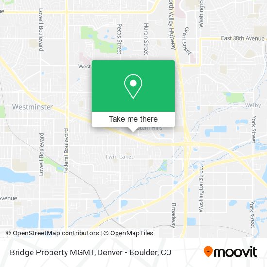 Bridge Property MGMT map