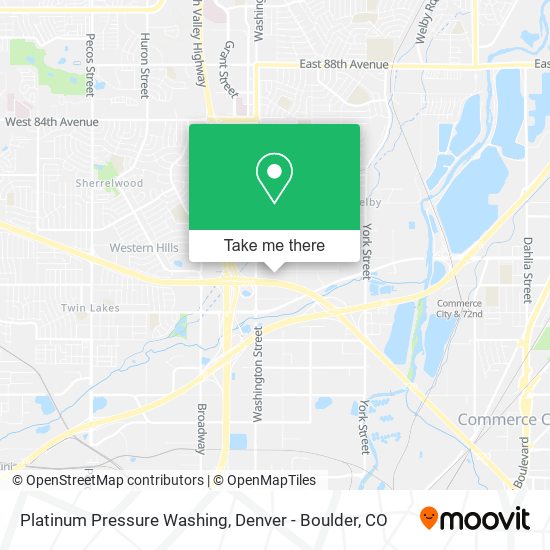 Mapa de Platinum Pressure Washing