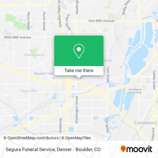 Segura Funeral Service map