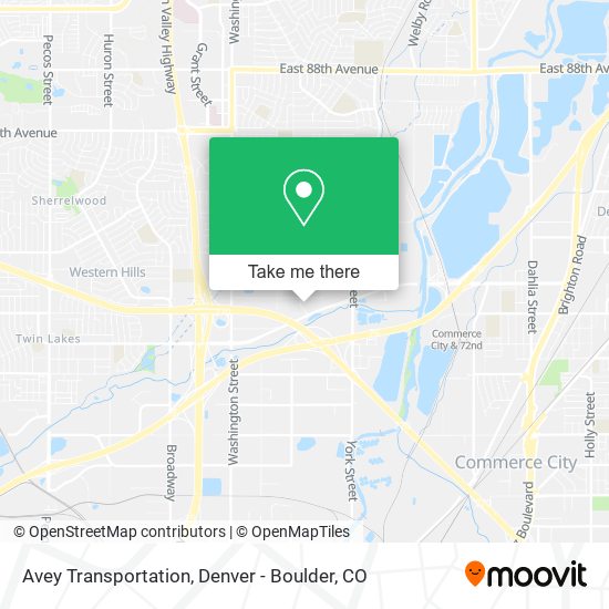 Avey Transportation map