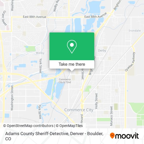 Adams County Sheriff-Detective map