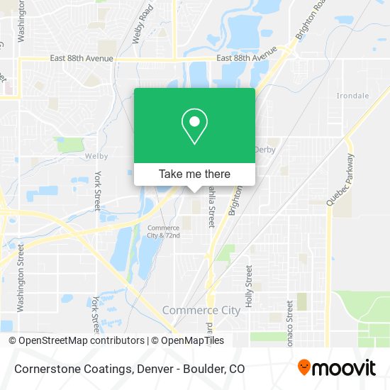 Cornerstone Coatings map