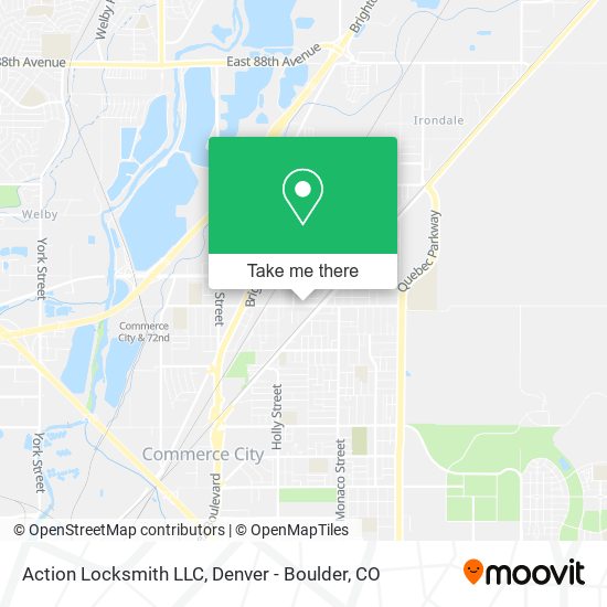 Action Locksmith LLC map