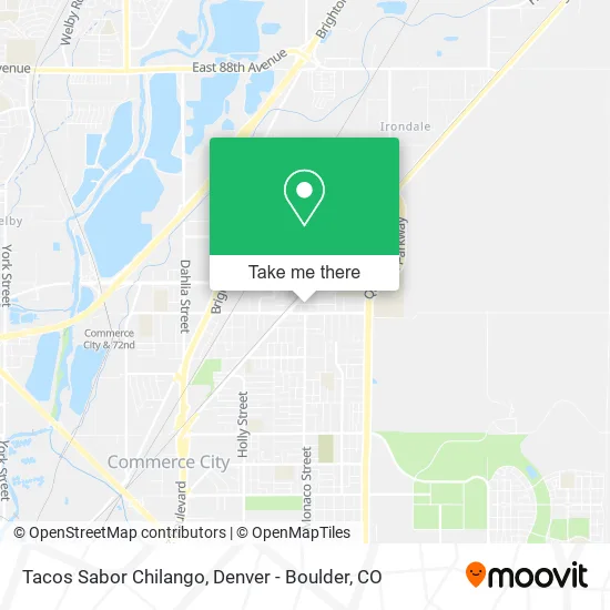 Tacos Sabor Chilango map