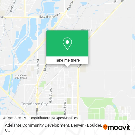 Adelante Community Development map