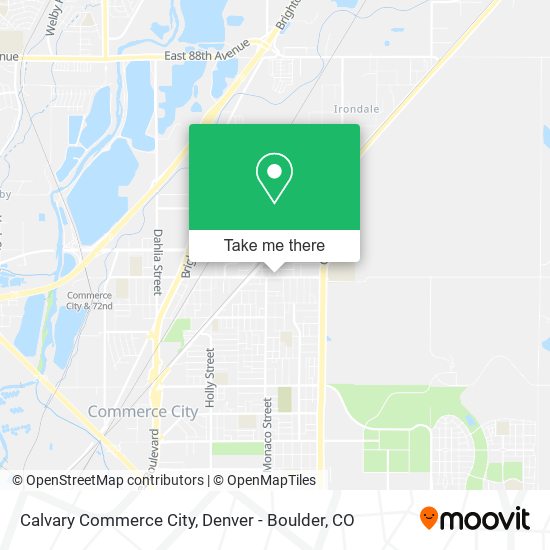 Calvary Commerce City map