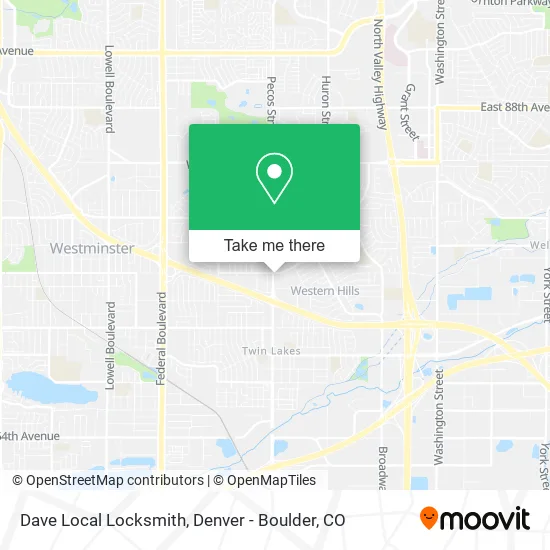 Dave Local Locksmith map