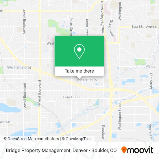 Mapa de Bridge Property Management