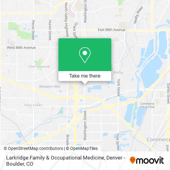 Mapa de Larkridge Family & Occupational Medicine