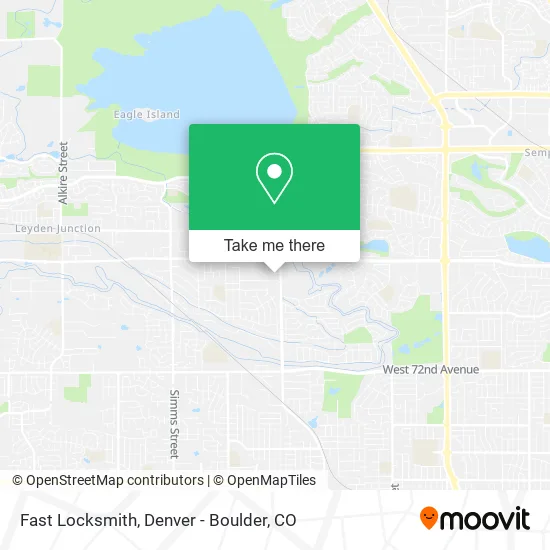 Fast Locksmith map