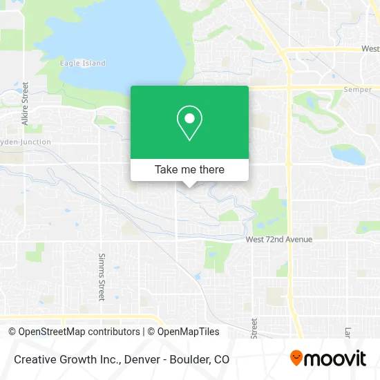 Creative Growth Inc. map