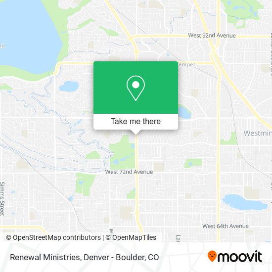 Renewal Ministries map