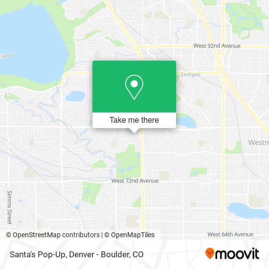 Santa's Pop-Up map