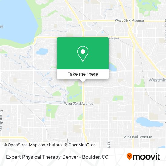 Mapa de Expert Physical Therapy