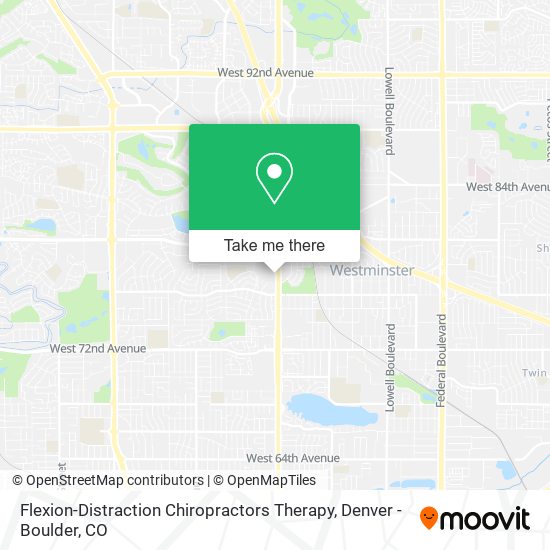 Mapa de Flexion-Distraction Chiropractors Therapy