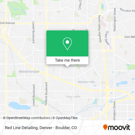 Red Line Detailing map
