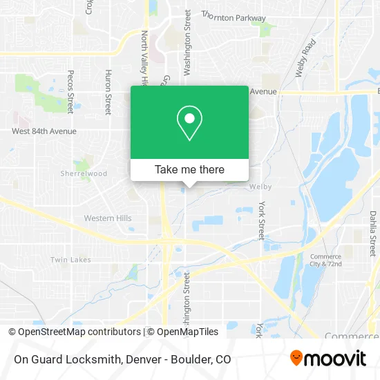 On Guard Locksmith map