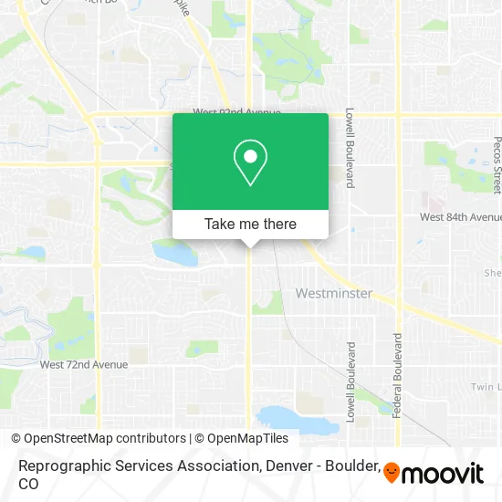 Reprographic Services Association map