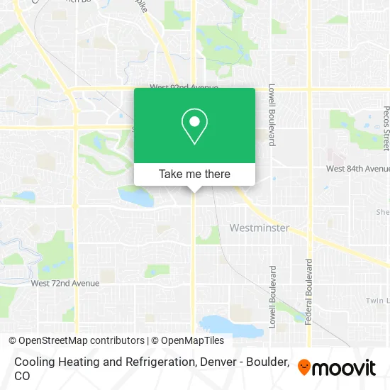 Cooling Heating and Refrigeration map