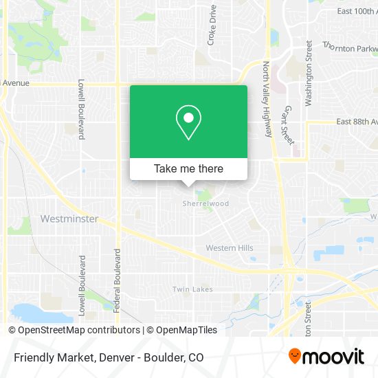 Friendly Market map