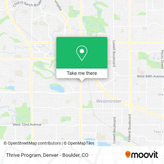 Mapa de Thrive Program