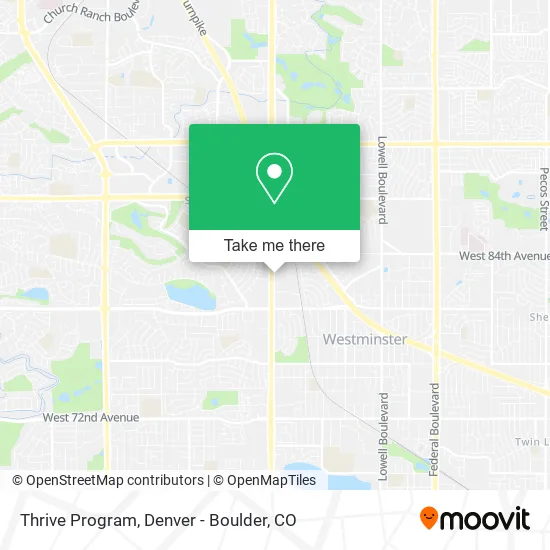 Thrive Program map