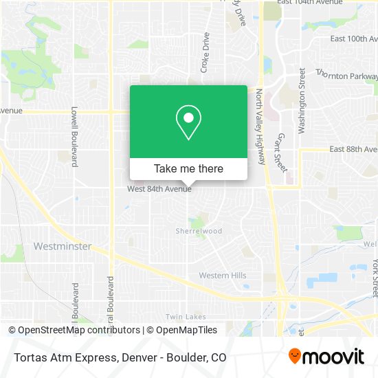 Mapa de Tortas Atm Express
