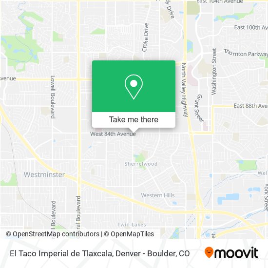 El Taco Imperial de Tlaxcala map