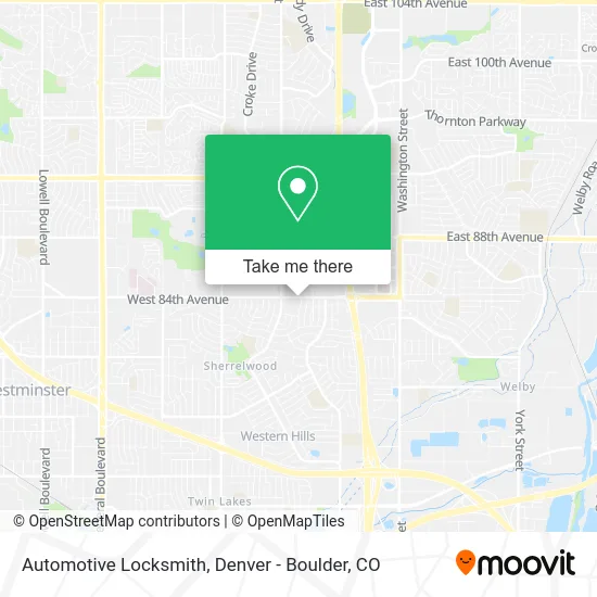 Automotive Locksmith map