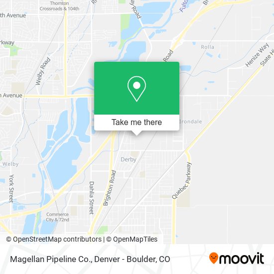Magellan Pipeline Co. map