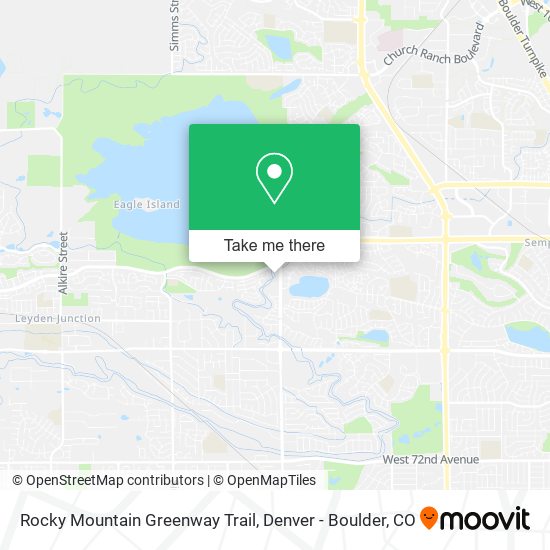 Rocky Mountain Greenway Trail map