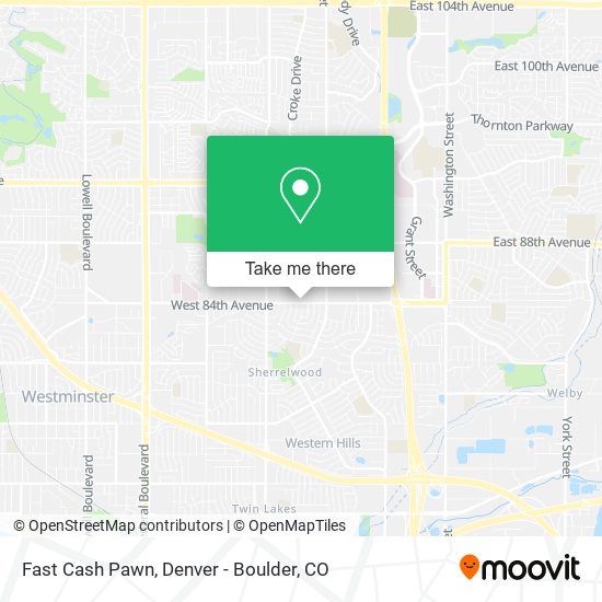 Mapa de Fast Cash Pawn