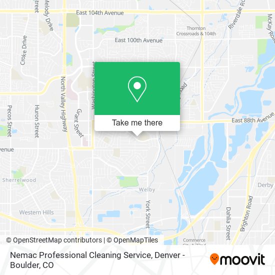 Nemac Professional Cleaning Service map