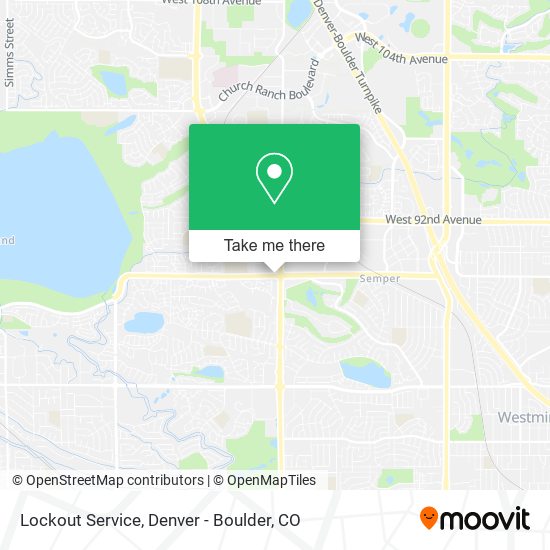 Mapa de Lockout Service