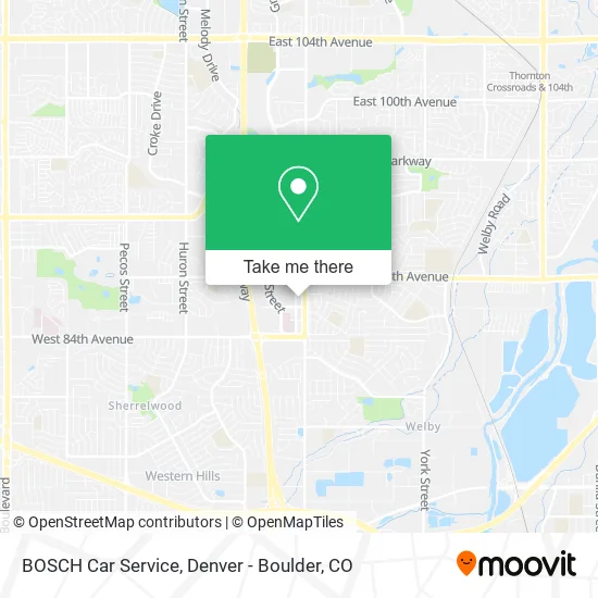 BOSCH Car Service map