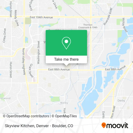 Skyview Kitchen map