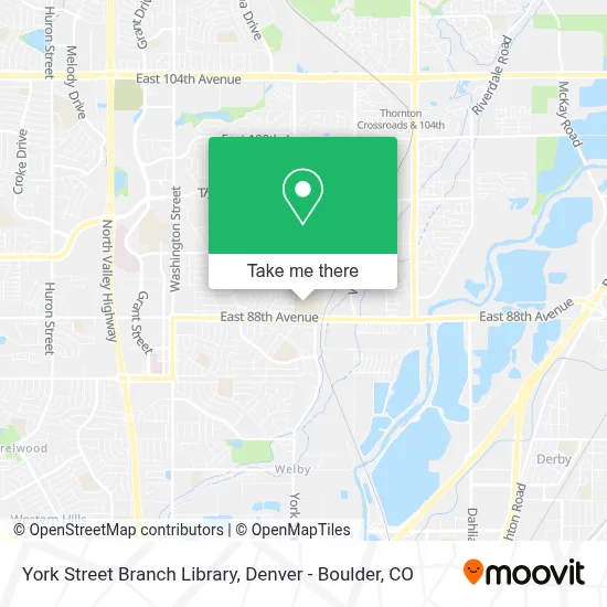 York Street Branch Library map