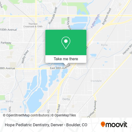 Hope Pediatric Dentistry map