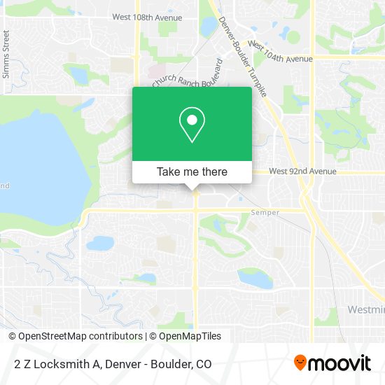 2 Z Locksmith A map