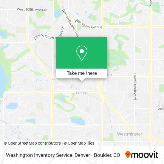 Washington Inventory Service map