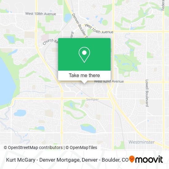 Kurt McGary - Denver Mortgage map