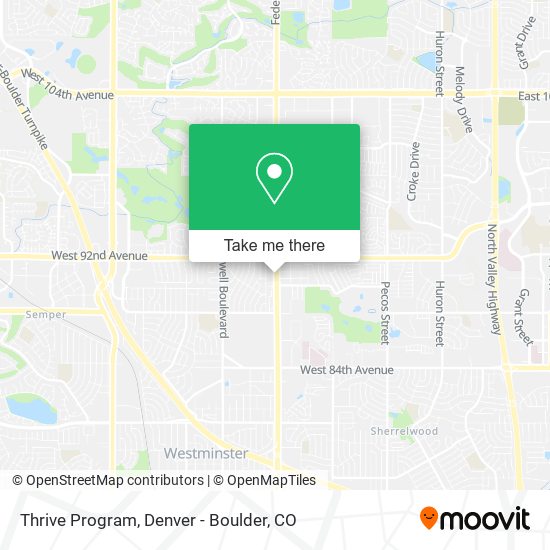 Mapa de Thrive Program