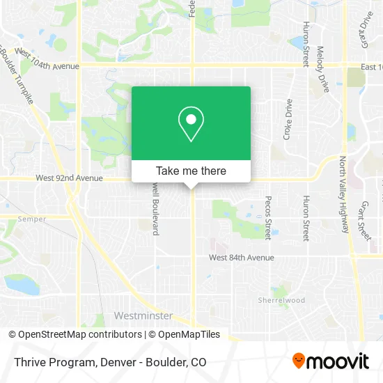 Mapa de Thrive Program