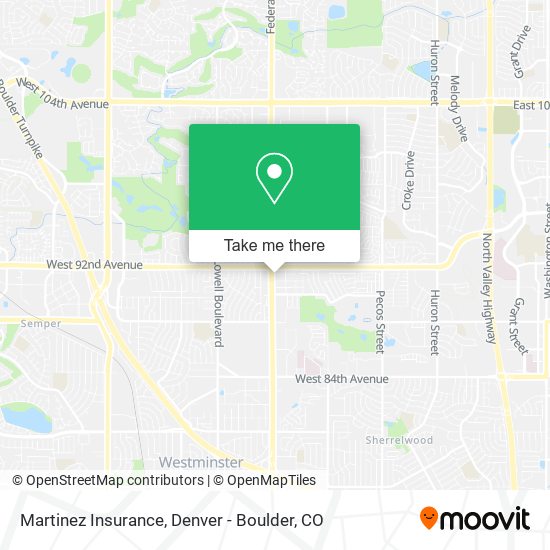 Mapa de Martinez Insurance