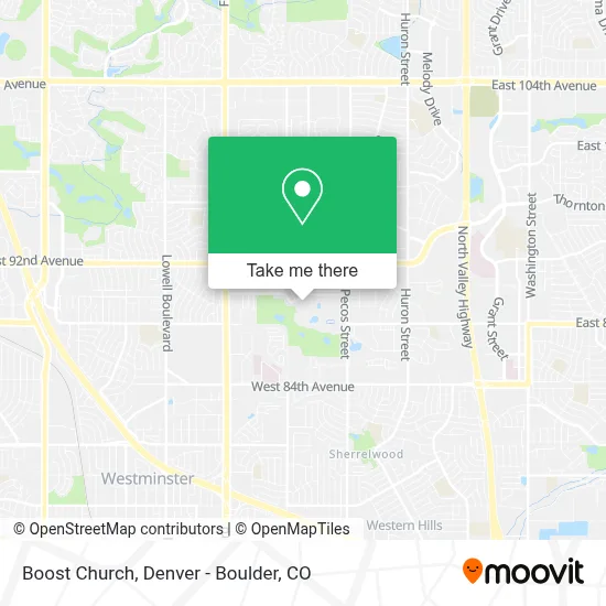 Boost Church map