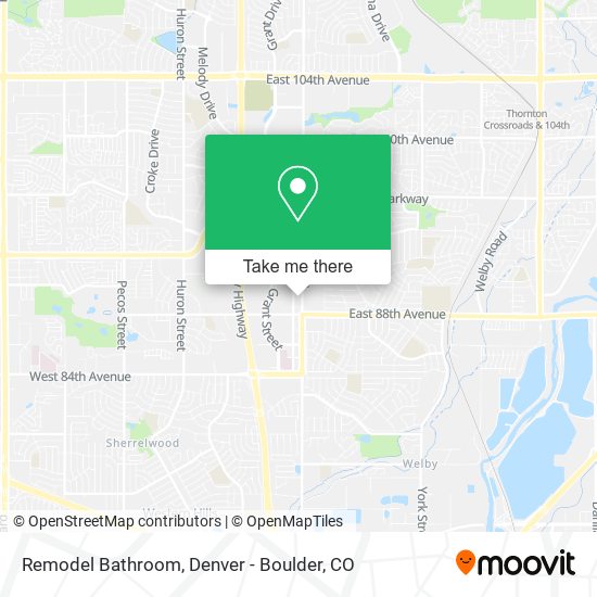 Remodel Bathroom map