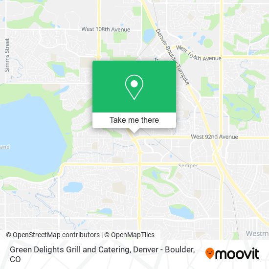 Mapa de Green Delights Grill and Catering