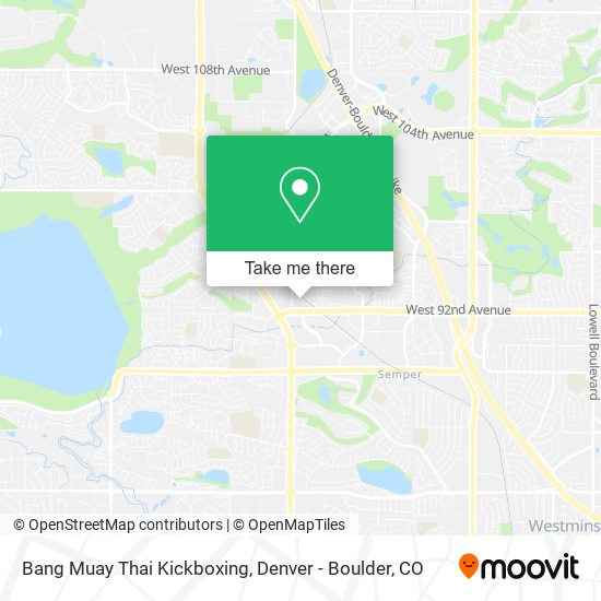 Bang Muay Thai Kickboxing map
