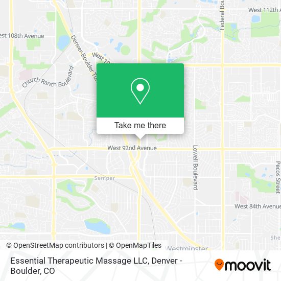 Essential Therapeutic Massage LLC map